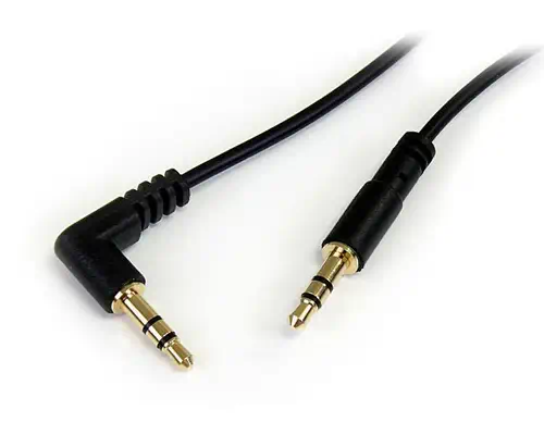 StarTech Cble audio stéréo Slim 3,5 mm à  angle droit de_0