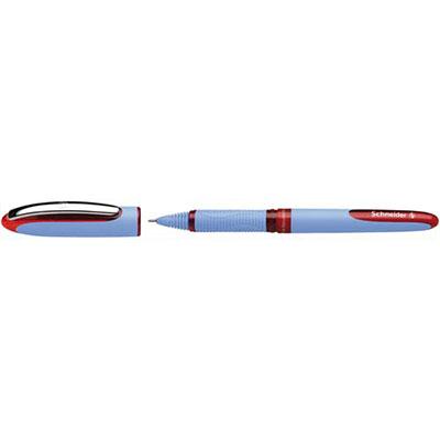 STYLO ROLLER SCHNEIDER ONE BUSINESS HYBRID - POINTE AIGUILLE HYBRIDE 0,5 MM - GRIP ERGONOMIQUE - ROUGE