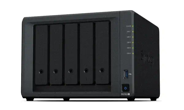 Synology DiskStation DS1522+ serveur de stockage NAS Tower SoC AMD Embedded série R R1600 8 Go DDR4_0