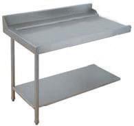 Table capot panier 500 x 500 et panier 600 x 500 lisse pour machines - PAP712G_0