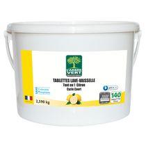 TABLETTES LAVE-VAISSELLE CITRON ARBRE VERT - SEAU DE 140 TABLETTES