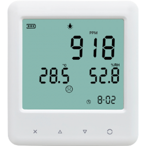 Thermomètre hygromètre détecteur de CO2 avec alarme et enregistreur de données - THMHGMC02BC-IM01/E_0