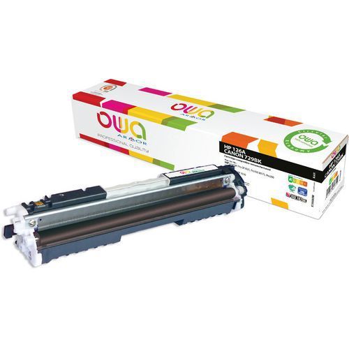 TONER RECONDITIONNÉ BLACK HP CE310A - 1200 P