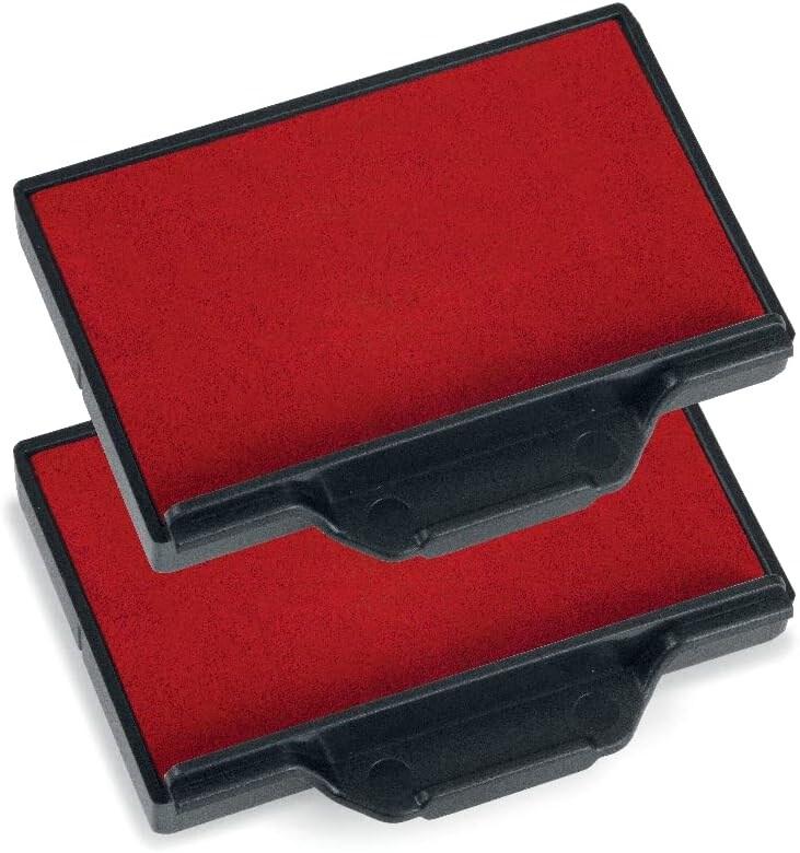 TRODAT Lot de 2 cassettes d'encrage 6/56, rouge - 9008056834908_0