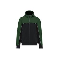 Veste de travail softshell bicolore BIONIC FINISH® ECO WK. Designed To Work noir|vert T.5XL WK Designed To Work - polyester 3663938330839_0