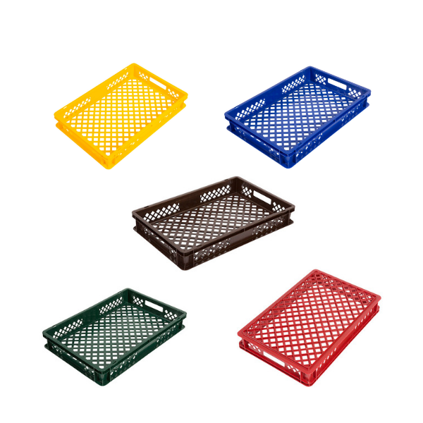 Bac à pain alimentaire - 600x400x90 - Coloris jaune - Capacité 16L - Rolléco_0