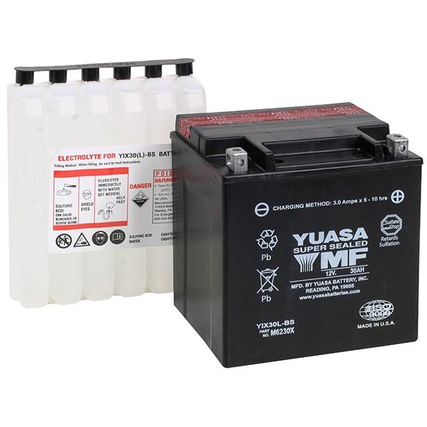 BATTERIE MOTO YUASA YIX30L-BS 12V 30AH_0