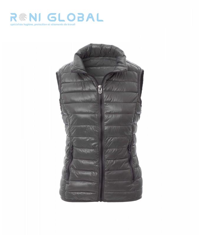 DOUDOUNE / GILET DE TRAVAIL FEMME, IMPERMÉABLE ET ANTI-FROID EN NYLON, REMBOURRAGE POLYESTER ET 2 POCHES - CASUAL LADY PAYPER_0