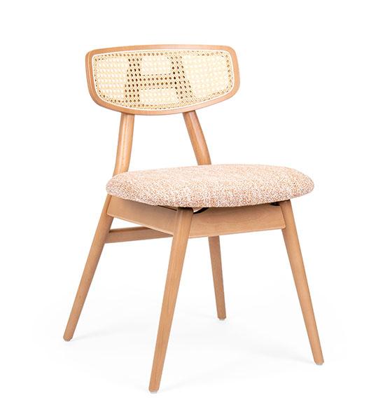 Chaises en bois tapissées - Malin Wicker_0