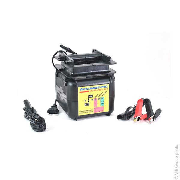 CHARGEUR PLOMB 12V OU 24V/3.5 À 7A 230V TS-202 PINCES CROCODILES (INTELLIGENT)_0