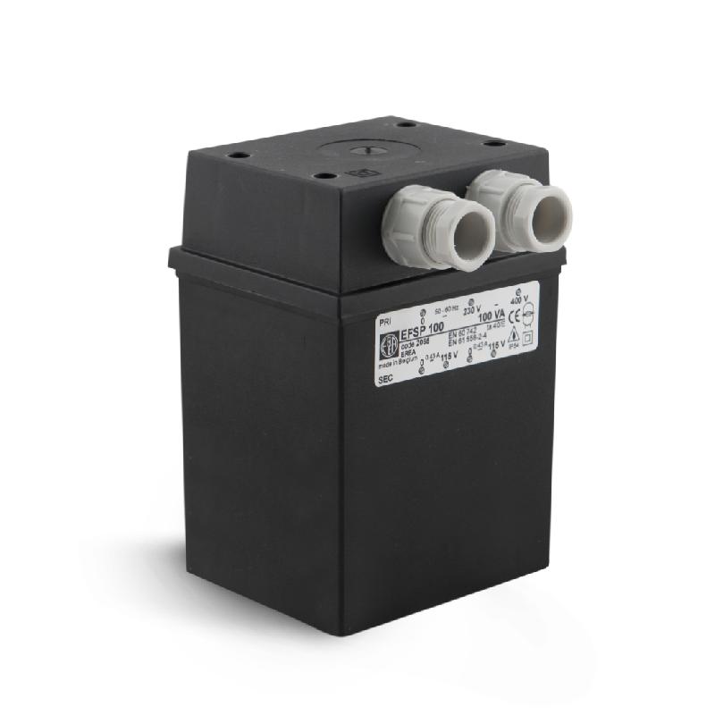Efsp 100 - Transformateur monophasé de protection IP54 - 100VA - Upri 230-400V / Usec 2x 0-115V_0