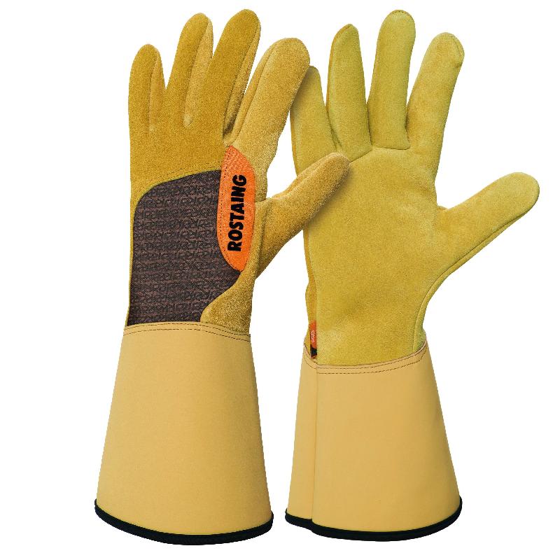 Gants de protection Roncier - anti-perforation en cuir épais - Taille 8_0