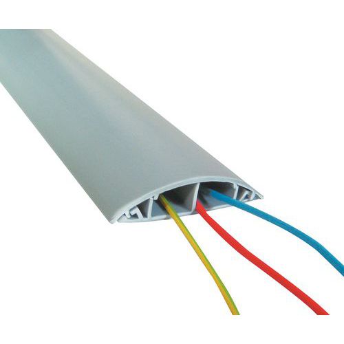 GOULOTTE PASSE-CÂBLE PVC RIGIDE PG12B GRIS - 1 M