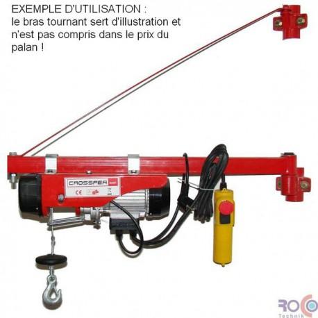 Palan 250 treuil electrique 220V-125 à 250kg Crossfer_0