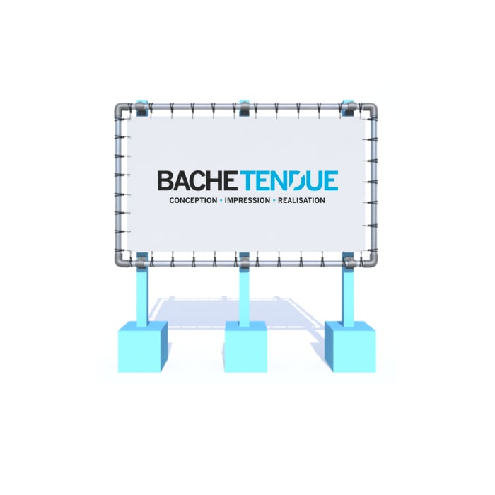 Panneau chantier - Structure sur IPN - Bâche Tendue_0