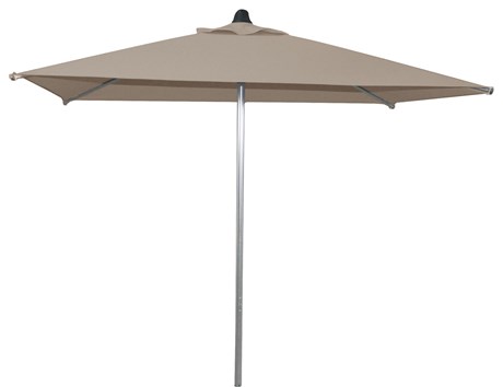 PARASOL CENTRÉ ANODISÉ BEIGE 2 X 2 M