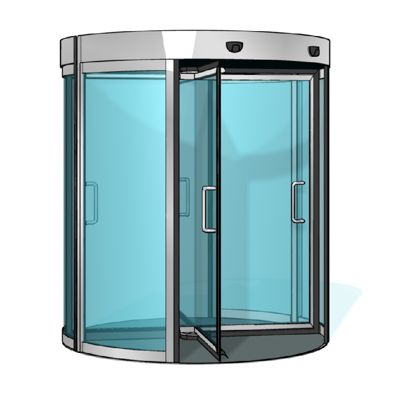 Portes carrousel et tambour Talos - Isolation thermique, issues de secours et options antieffraction_0