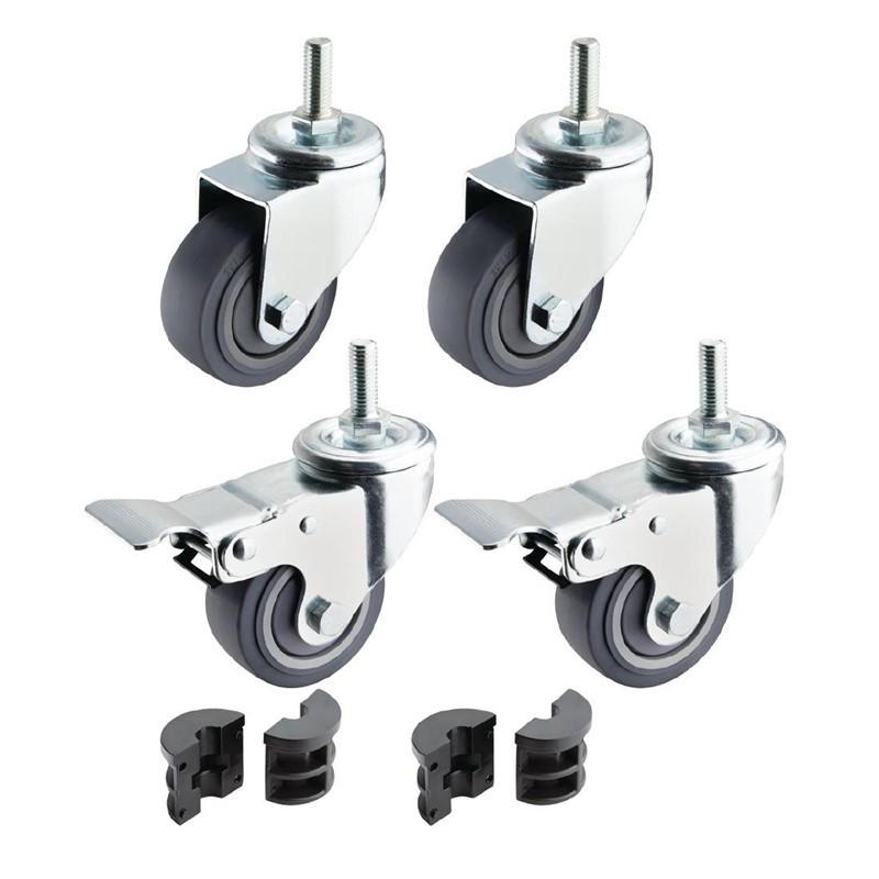 Roulettes pour tables inox (x 4)_0