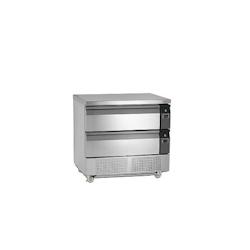 Soubassement réfrigéré 2 tiroirs GN 2/1 - 102 L | 905 x 700 x 865 mm | Tefcold - UD2-2 - 5708181360597_0