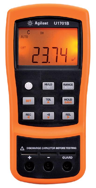 U1701B - Capacimètre numérique portable avec double affichage rétro-éclairé et connexion rapide_0