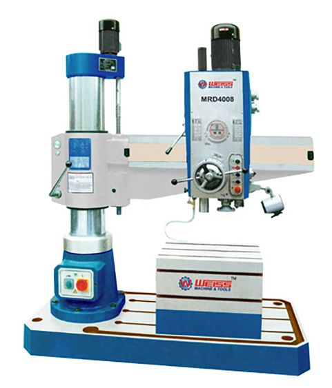 Wrd4010 - perceuse radiale Weiss - distance colonne-axe de broche 320~1000 mm - moteur freiné électriquement_0