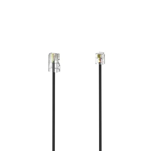 Hama DSL - Câble de raccordement RJ11 6P4C mâle à RJ45 8P4C mâle, 3 m, noir_0