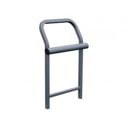 Assis-debout - ligne conviviale - acier cintré 40x40 mm - longueur 760 mm - hauteur 1 280 mm_0