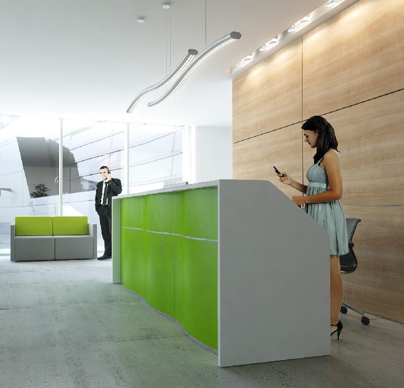 Banques d'accueil Wave - comptoir PMR, formes et dimensions variées_0