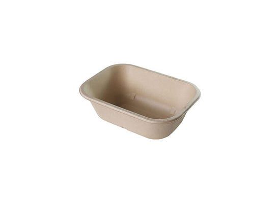 Boîte en bagasse non blanchie 1350 ml - Bio Futura - longueur 220 mm - CLEZMB135_0