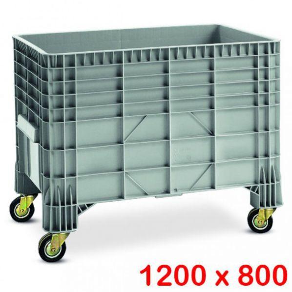 Caisse-palette en plastique légère - 220 à 550 litres - Modèle 550 L - Marque Rolléco_0