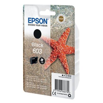 Cartouche d'encre Epson 603 noire pour imprimantes jet d'encre_0