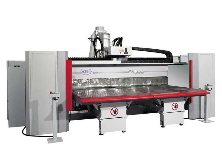 Centre d'usinage universel CNC MAKA Twin - Usinage bois, plastique et composites - Siemens 810 D - Unité HSK F 63, 11 kW_0