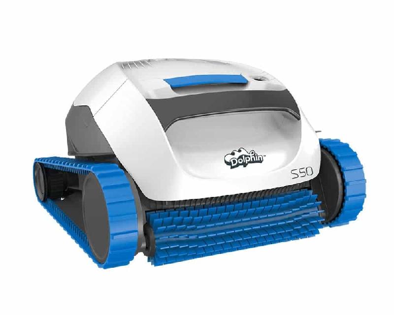 Robot piscine Dolphin S50 - Nettoyage du fond - Cycle 1h30 - Léger et facile à manipuler_0