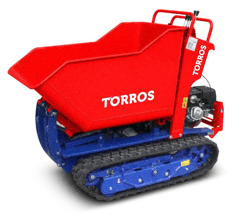 Minidumper hydrostatique à chenilles avec benne basculante 800KG Moteur Honda 9CH Torros HRD800H_0