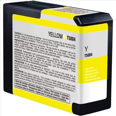 Epson - Cartouche d'encre pigmentaire yellow SP 3800/3880 - 80ml_0
