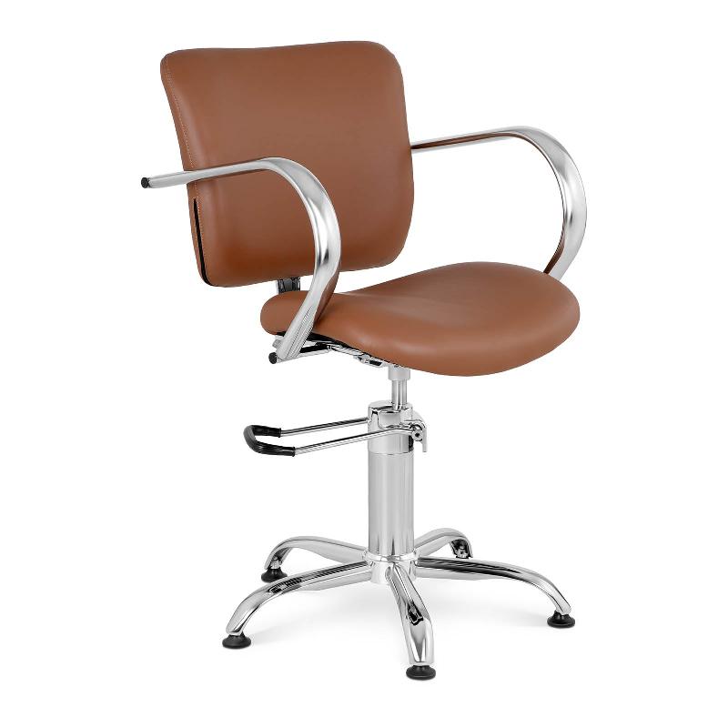 FAUTEUIL COIFFURE CLASSIQUE ÉLÉGANT CHARGE MAXIMALE DE 150 KG MARRON 14_0007849_0