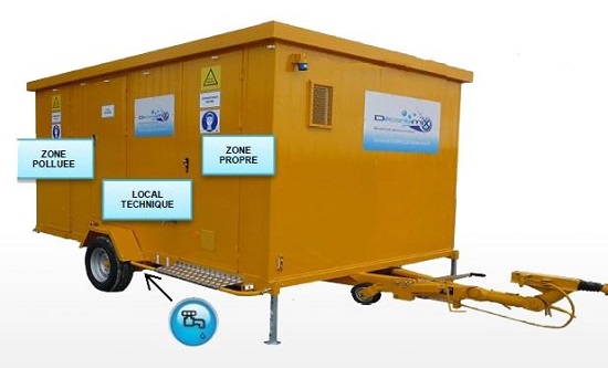 Locaclem - unité mobile de décontamination - 5 sas_0