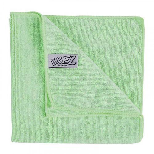 LOT DE 5 CHIFFONS MICROFIBRES VERTS JANTEX