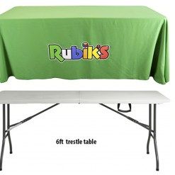 Nappe d’exposition personnalisée avec logo - Direct Linen Textiles International - impression logo 40x150 cm_0