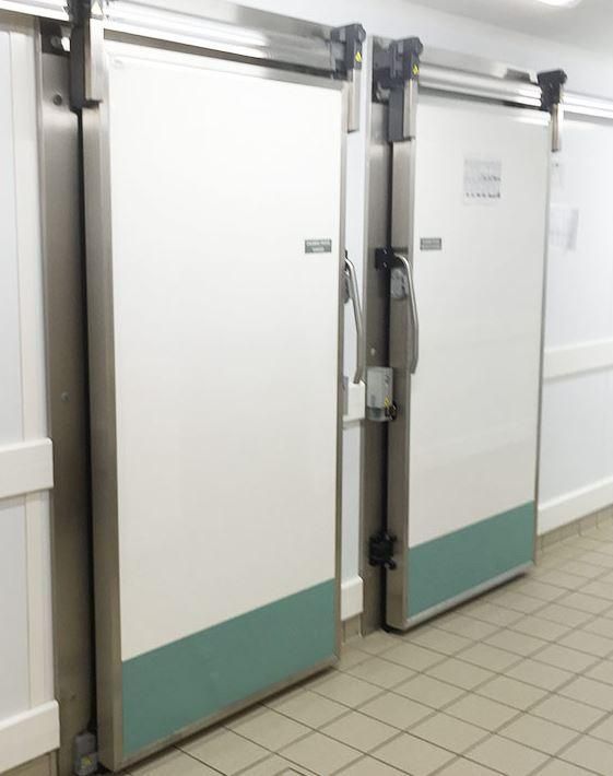 Porte coulissante positive ou négative ACOTECH - panneaux isolants mousse polyuréthane - épaisseurs 60, 80, 120 mm_0