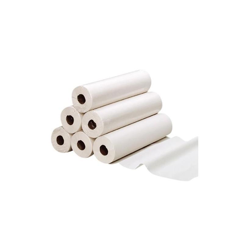 Colis de 6 rouleaux de draps d'examen en pure ouate à 2 plis 70 x 35cm - c50170.126gp04 - 615018_0