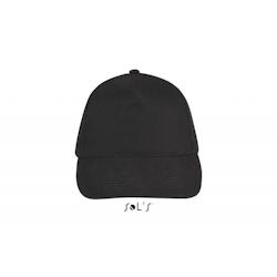 Sol's - Casquette 5 panneaux SUNNY Gris Foncé Taille Unique - Taille unique gris 3660731205142_0