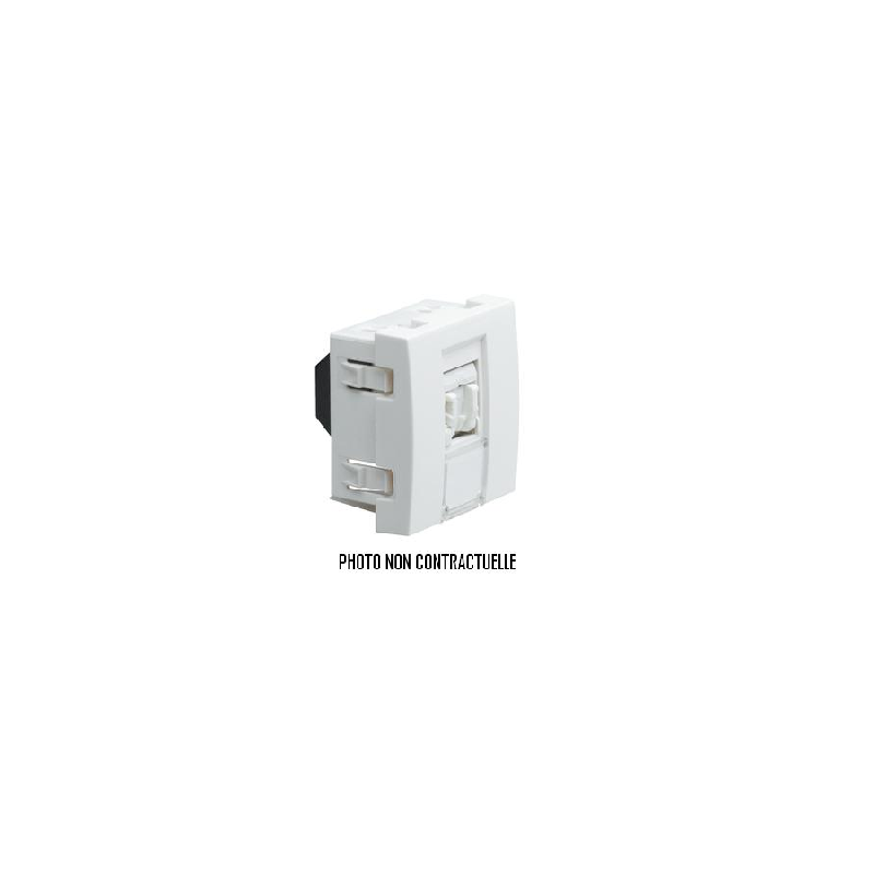 Hager KALLYSTA WK227 - Double Prise RJ45 Cat.6 Stp - Prise