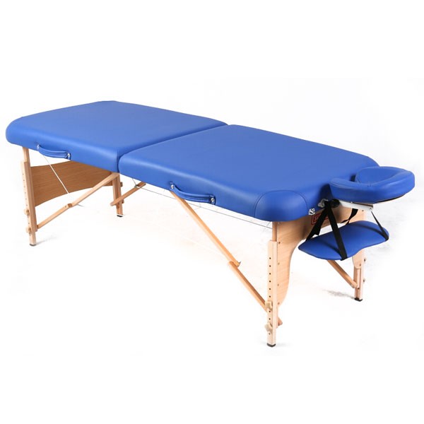 Table de massage pliante Robusta - sac de transport, accoudoir et appui-tête réglables_0