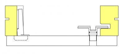 Tecapi 00 md22 rt - façades de gaine technique cofim - cadre bois résineux, porte MDF 22mm_0
