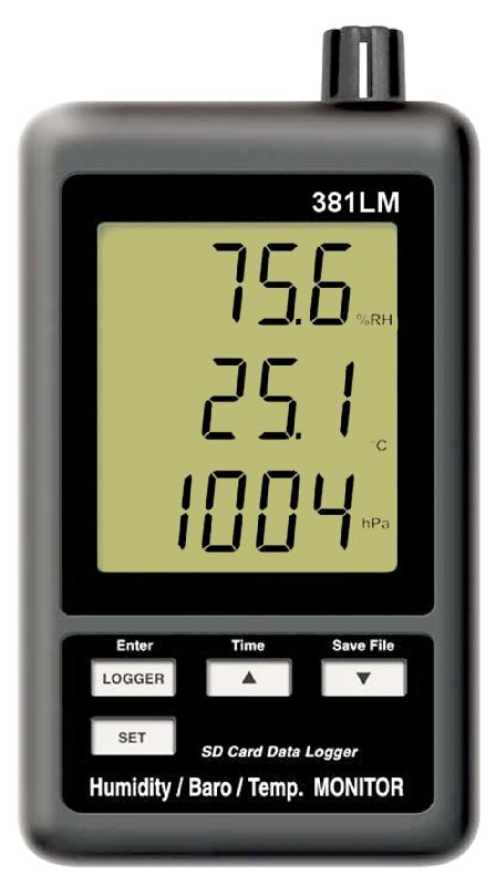 Traceur / enregistreur 3 canaux température / hygrométrie/baromètre #0381lm_0