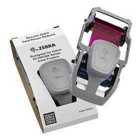 Zebra Ruban de Transfert Thermique Couleur YMCKO - 300 Faces - Compatible Imprimantes ZC300/ZC350_0
