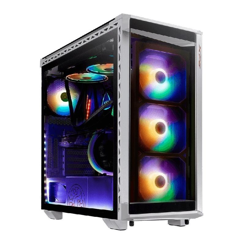 ADATA XPG Battlecruiser - Super Mid-Tower ATX - Boîtier gaming blanc - Options de rangement flexibles et ports I/O polyvalents_0