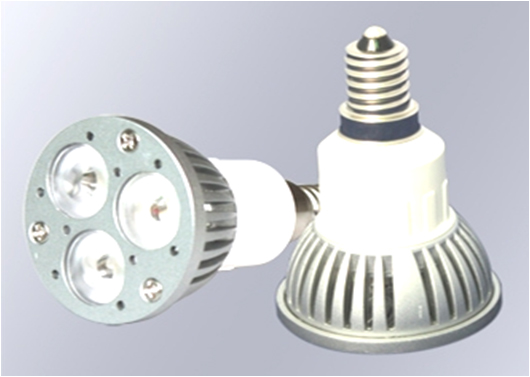 Ampoule LED E14 3x1W - 260 lm - Blanc froid 6000-6500K - Angle 30° - Réf : E14-C1W3-W-30°_0