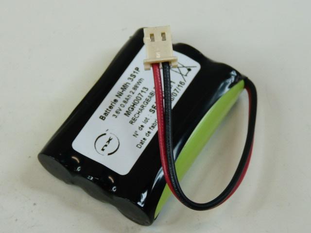 BATTERIE NIMH 3X AAA 3S1P ST1 3.6V 800MAH MOLEX_0